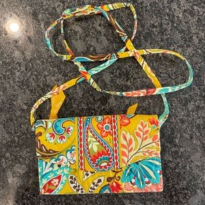 Vera Bradley yellow paisley wallet/bag